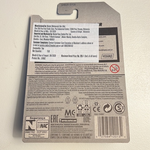 COPY - HOT WHEELS 2019 AUDI R8 SPYDER MATCHBOX - Picture 3 of 3